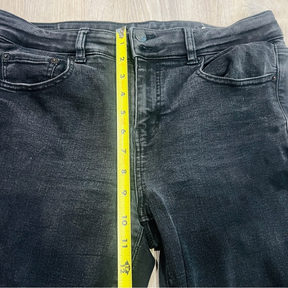 American eagle artist flare next level stretch dark wash denim jeans 14 long - Picture 16 of 16